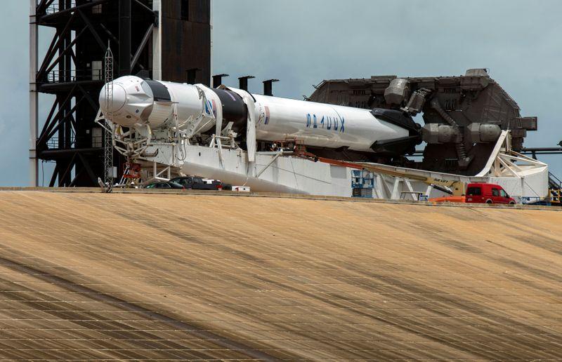 Weather postpones SpaceXs first astronaut launch from Florida