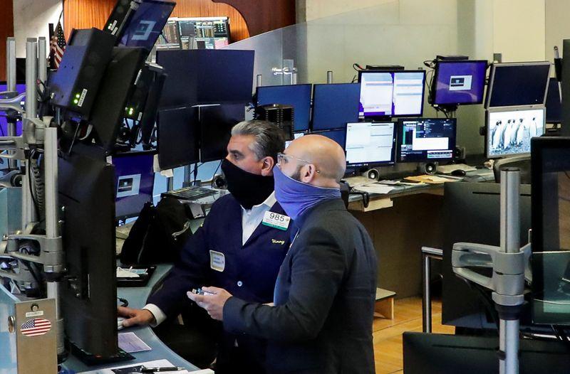 Wall Street climbs on healthcare tech push