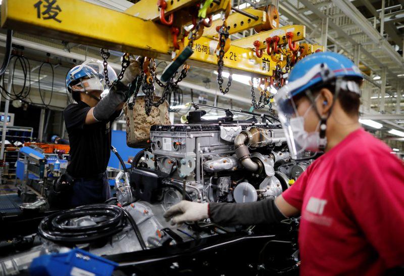 Japan April factory output falls 91 monthmonth  government