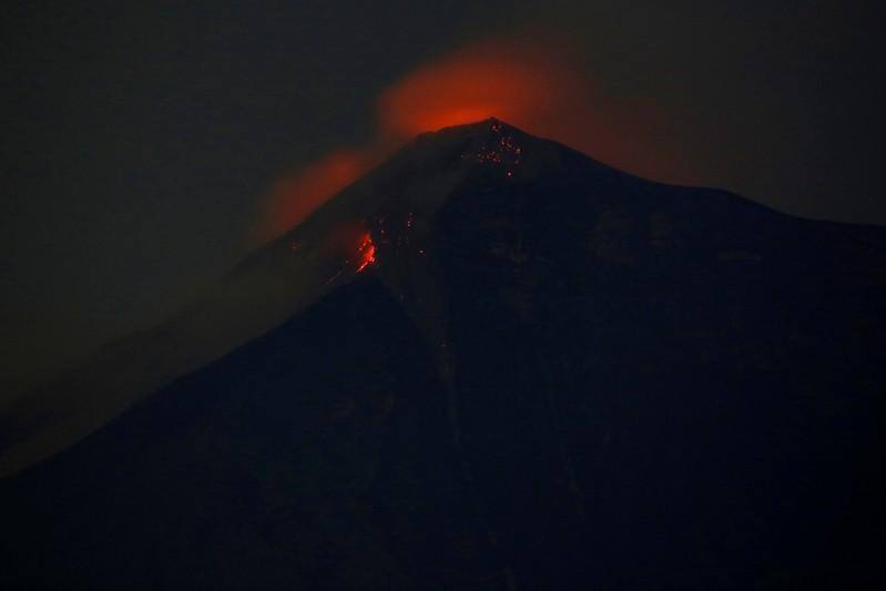 Rescue workers struggle as ‘fire’ volcano spews hot mud flow