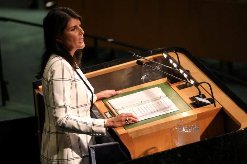 U.S. withdraws from U.N. Human Rights Council - U.S. Ambassador Haley