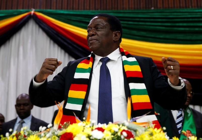 Zimbabwe's president unhurt after 'cowardly' blast at rally Zimbabwe's president unhurt after 'cowardly' blast at rally