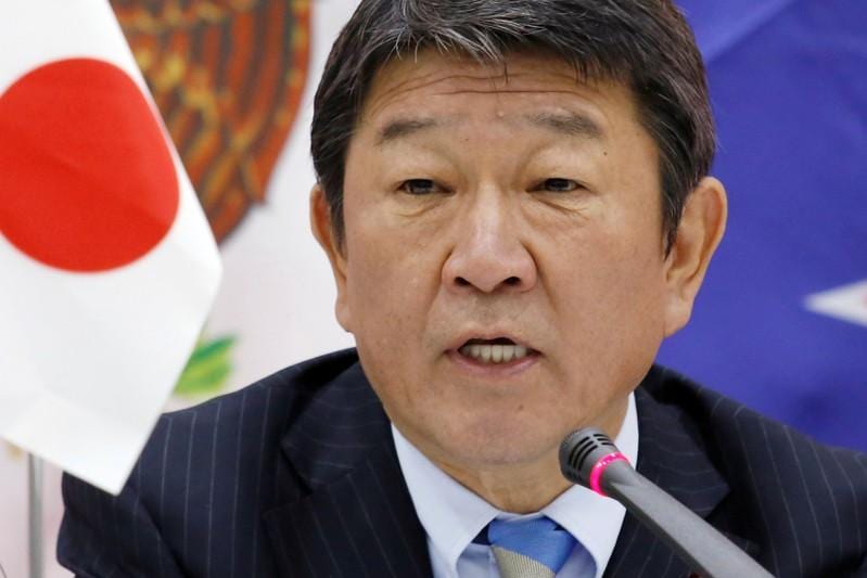 Japan US deepened understanding over positions on trade  Motegi