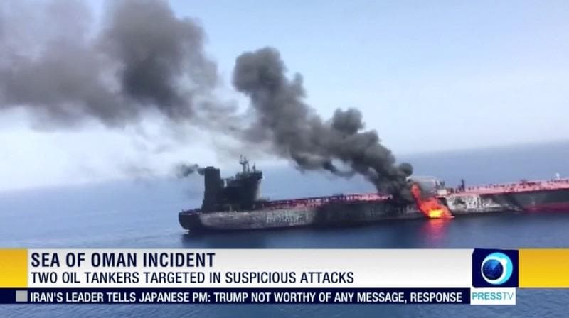 Trump says Iran did do it as US seeks support on Gulf oil tanker attacks