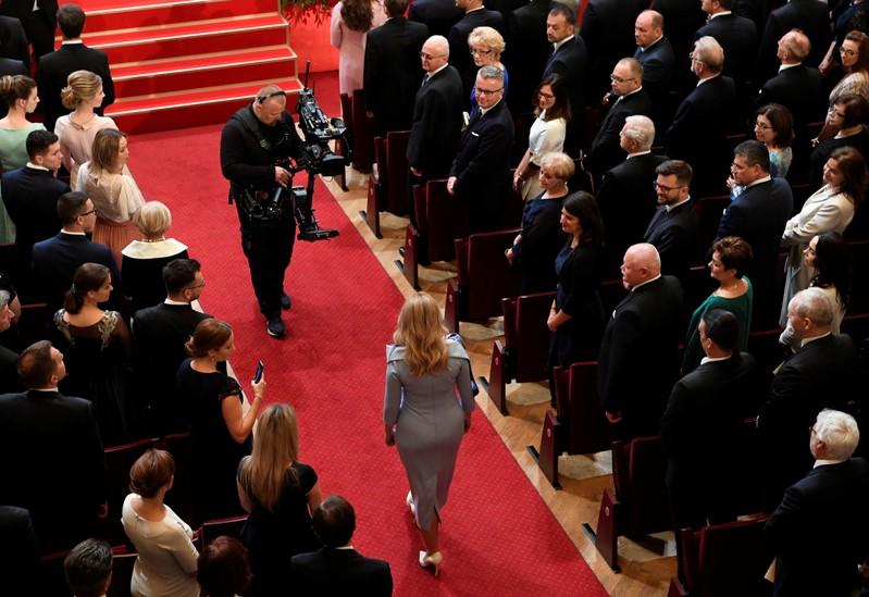 Antigraft crusader sworn in as Slovakias first female president