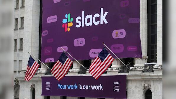 Slack stock surges at debut, values company at more than $25 billion