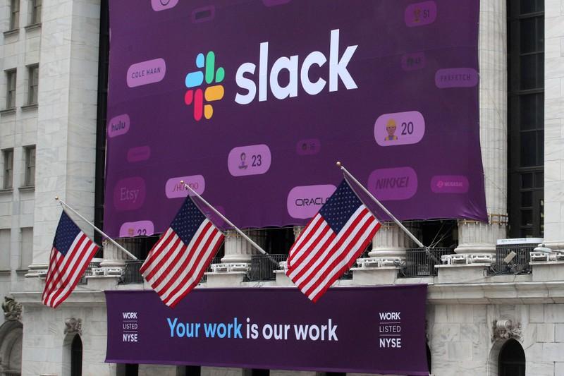 Slack stock surges at debut, values company at more than $25 billion Slack stock surges at debut, values company at more than $25 billion