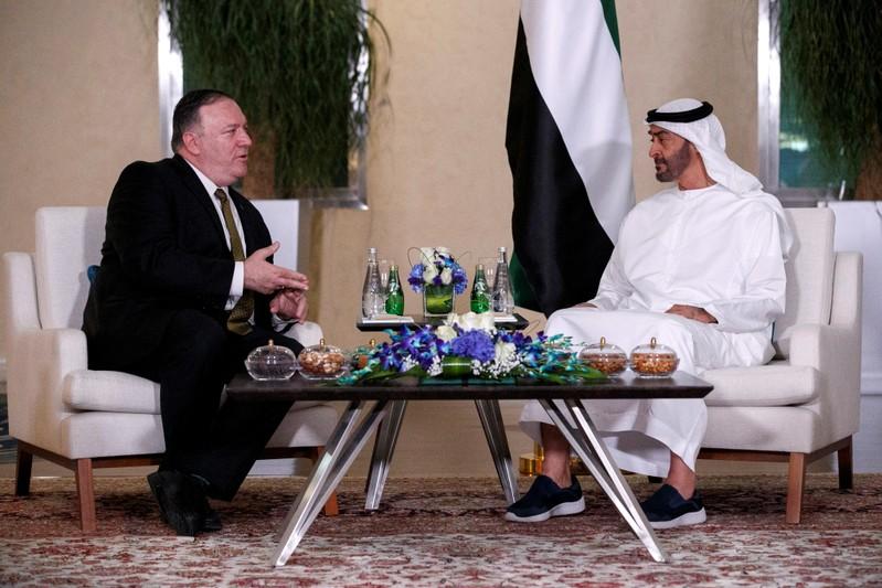 Pompeo meets Abu Dhabi crown prince discusses Iran