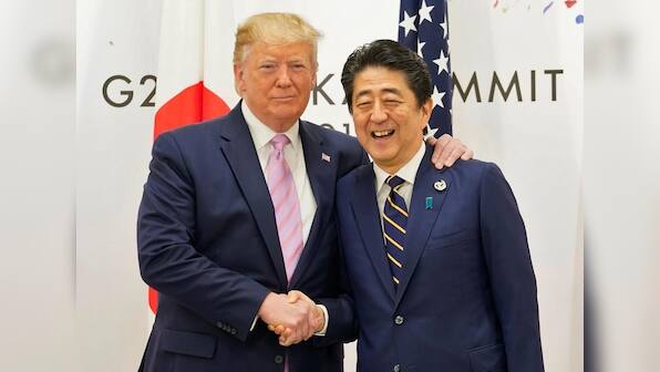 U.S. President Trump says will talk trade with Japan PM Abe