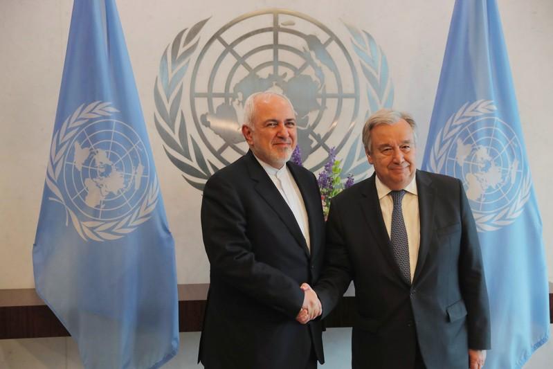 Irans foreign minister UN secretarygeneral meet in New York  IRNA