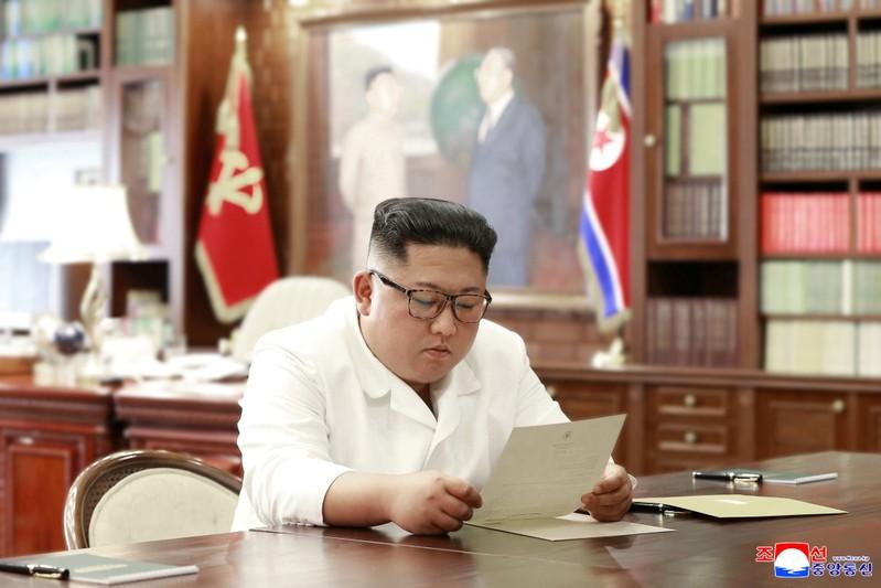 North Koreas Kim Jong Un says new tactical missile launch was warning to South Korea  KCNA