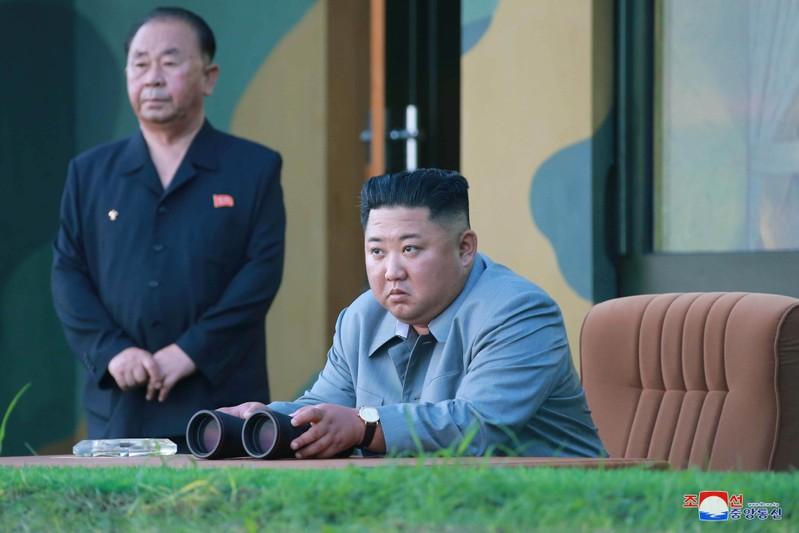North Koreas Kim says missile test a warning to South Korean warmongers