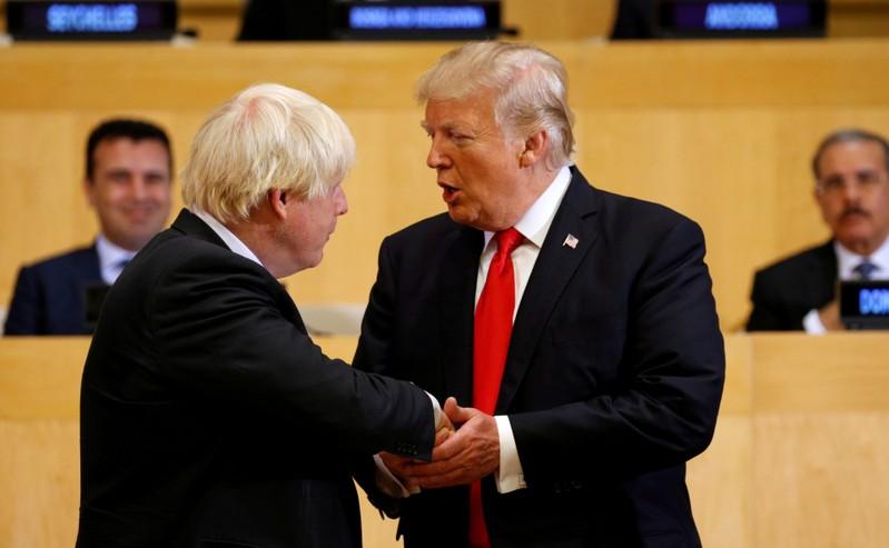 Johnson Trump discuss trade Brexit and Iran  Downing Street