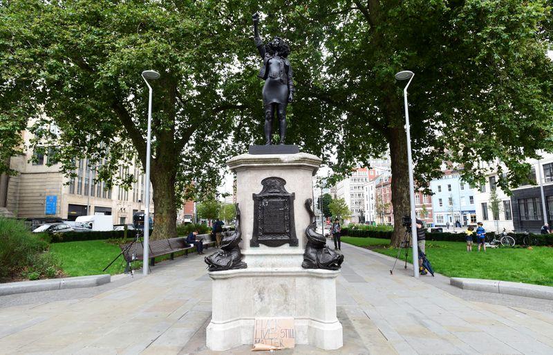 Poetic justice Toppled slavers statue replaced by one of Black protester in UK