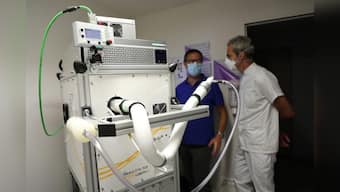 French hospital tests new breathalyser machine to detect COVID-19