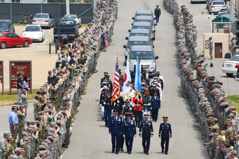 U.S. welcomes home remains of presumed war dead from North Korea U.S. welcomes home remains of presumed war dead from North Korea