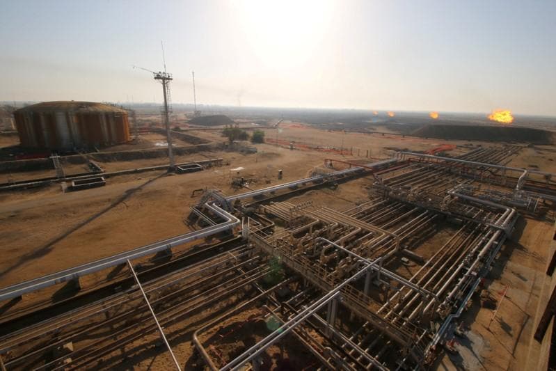 Oil steadies to trade higher after losses