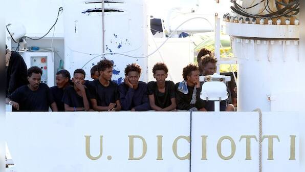Italy clashes with EU over migrants stranded on rescue boat