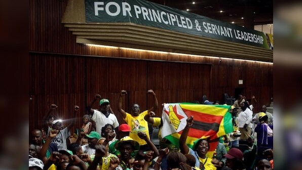 Zimbabwe's president takes oath as U.S. censure hangs over vote