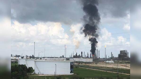 Fire under control at Exxon petrochemical plant; some workers suffer minor burns