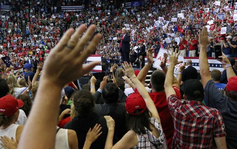 'Lock Her Up!' but no 'Send her Back!' chant at Trump rally in Ohio 'Lock Her Up!' but no 'Send her Back!' chant at Trump rally in Ohio