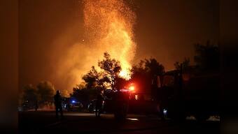 Fire resurges on Greece's Evia, challenges firefighters