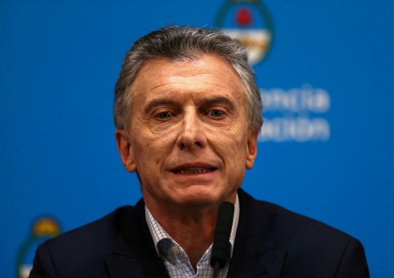 Argentinas Macri says sales tax to be eliminated on some food products until end of year