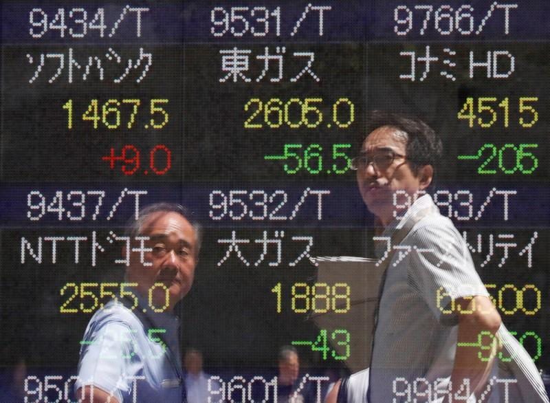 Global Markets Asia stocks nurse losses bonds hold huge gains