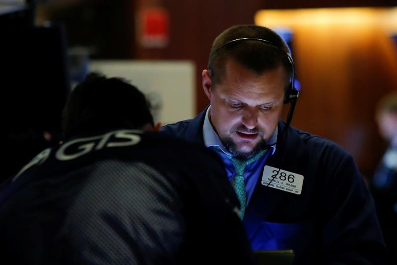 SP 500 Nasdaq fall after gloomy data Fed officials dampen rate cut hopes