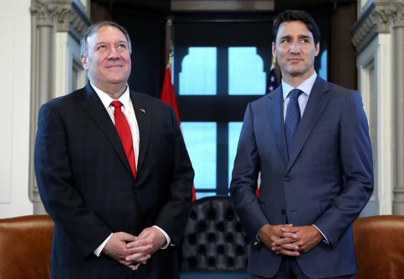 Pompeo tells Trudeau US focused on release of two Canadians in China