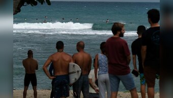 Trump slams 'corrupt' Puerto Rico as Hurricane Dorian skirts island