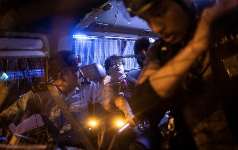 Hong Kong democracy activist Joshua Wong arrested ahead of weekend protests