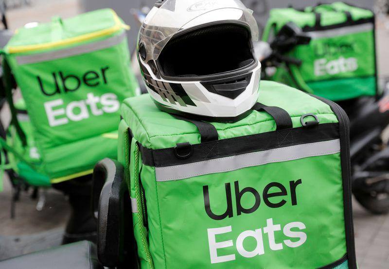Uber rides take COVID-19 hit but food-delivery business doubles 