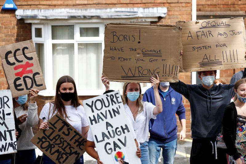 UK government Uturns on England school exam grades after uproar