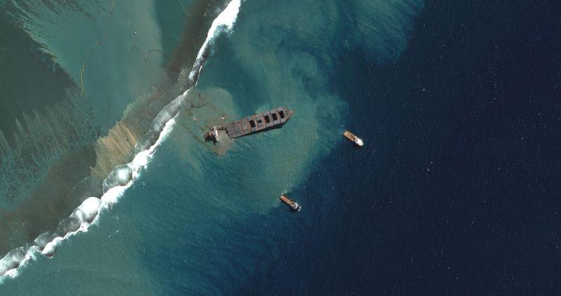 Mauritius arrests captain of stricken Japanese oil tanker