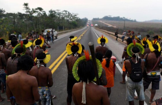 Indigenous protest over COVID-19 resumes on Brazilian grain highway Indigenous protest over COVID-19 resumes on Brazilian grain highway