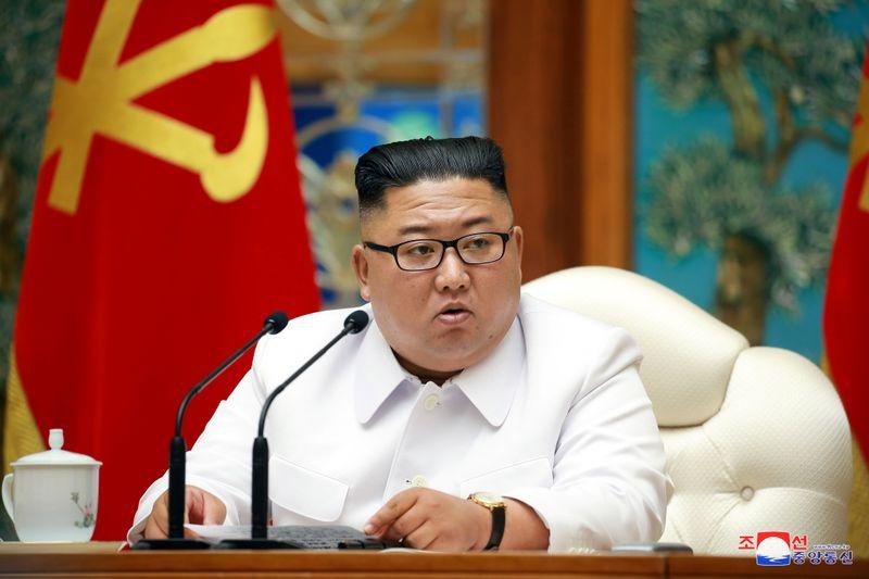 North Korean leader Kim calls for prevention efforts against coronavirus looming typhoon  KCNA