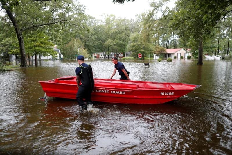 As floodwaters rise Florence devastates North Carolina