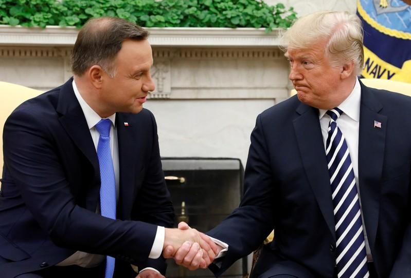 Donald Trump say Washington 'seriously' considering Poland's $2bn offer to set up US military base in country Donald Trump say Washington 'seriously' considering Poland's $2bn offer to set up US military base in country