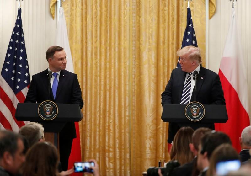 Trump says Polands Duda agreed to enhance military intelligence relations