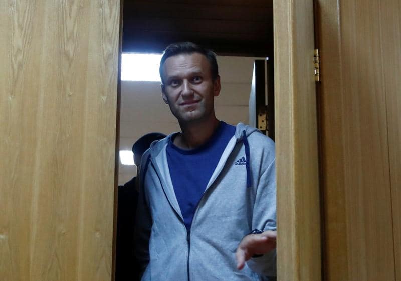 Kremlin rival Navalny freed then detained and jailed again for further 20 days