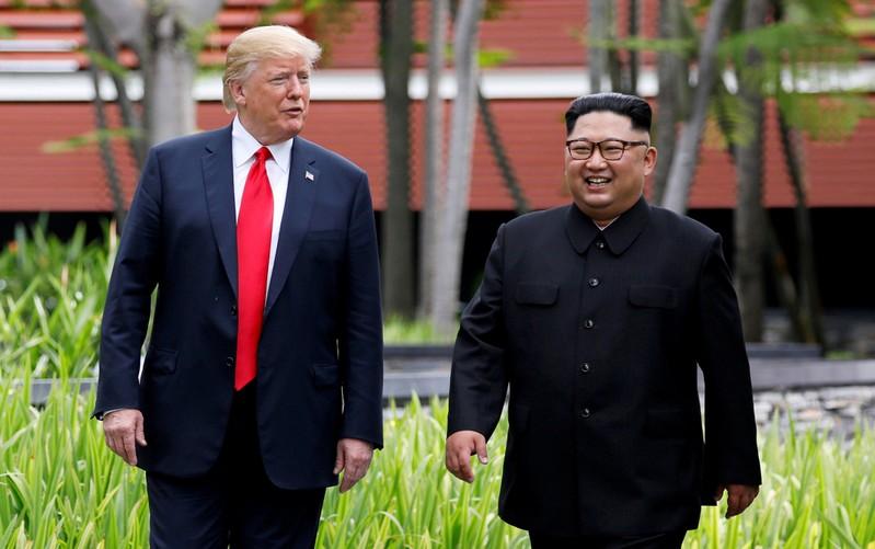 Trump says expects announcement of new summit with North Koreas Kim pretty soon