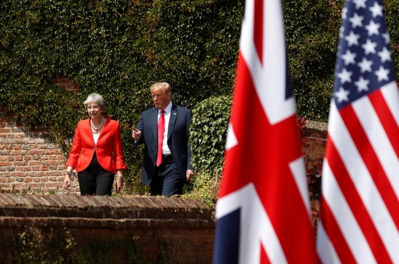 UK PM May to meet Trump in New York to discuss Brexit and trade