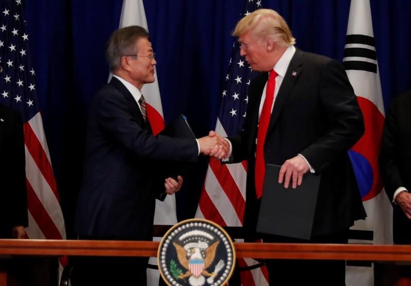 Trump calls new USSouth Korea trade deal a historic milestone