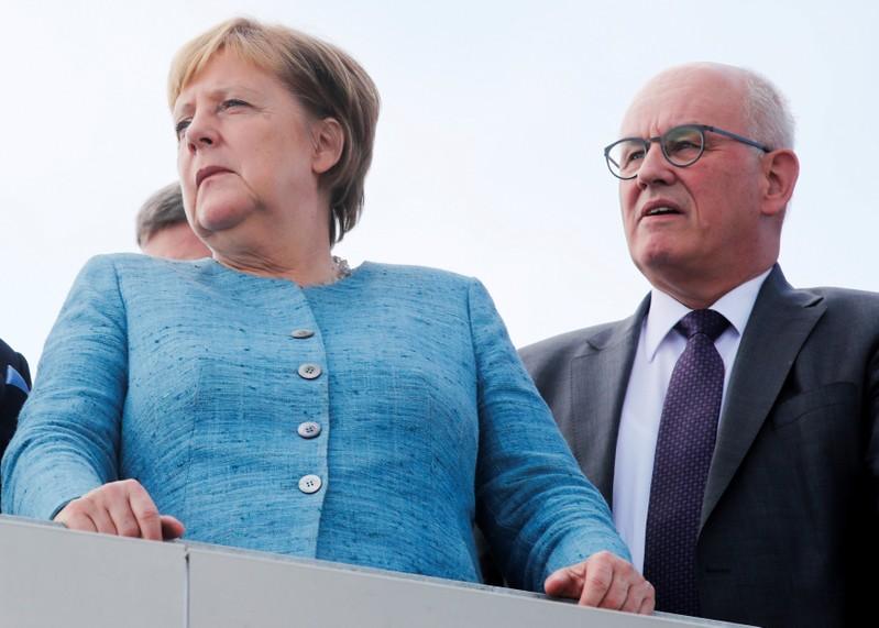 Germanys Merkel suffers blow as ally Kauder loses senior party job