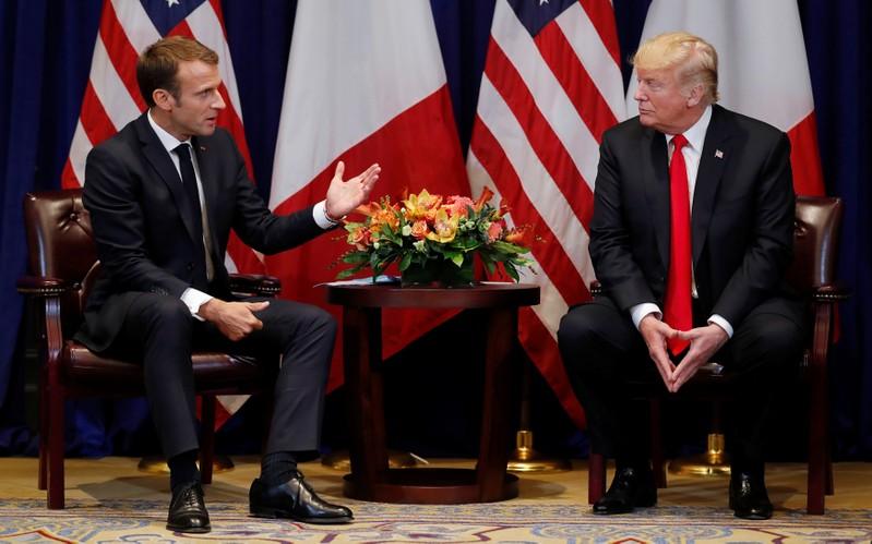 Macron tells Trump oil prices would fall if Iran could sell its oil
