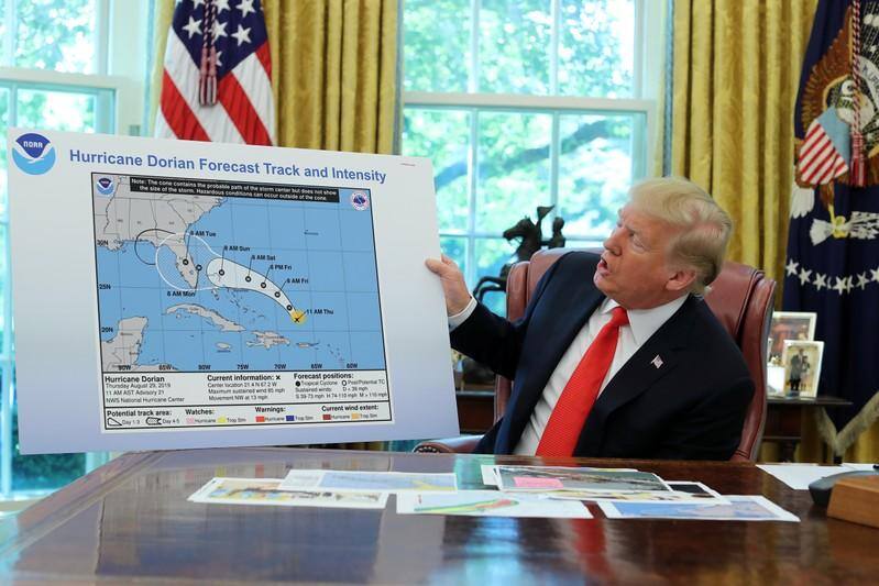 NOAA chief defends Alabama office after Trump Dorian tweet