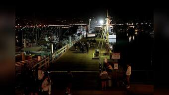 Charred wreckage of California dive boat raised from ocean floor
