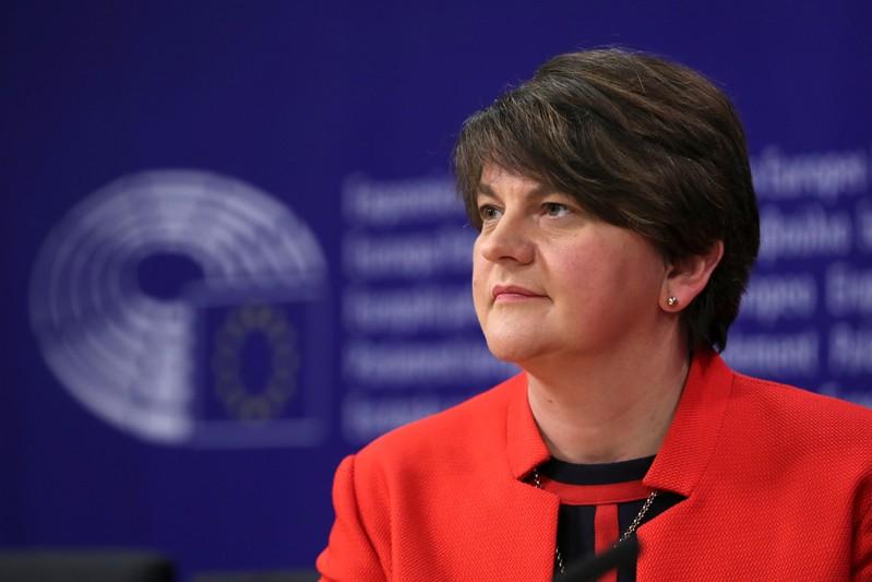 DUP leader Foster will not support Brexit deal that divides internal UK market DUP leader Foster will not support Brexit deal that divides internal UK market