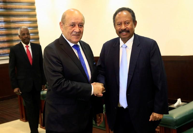 Frances foreign minister pledges support for new Sudan